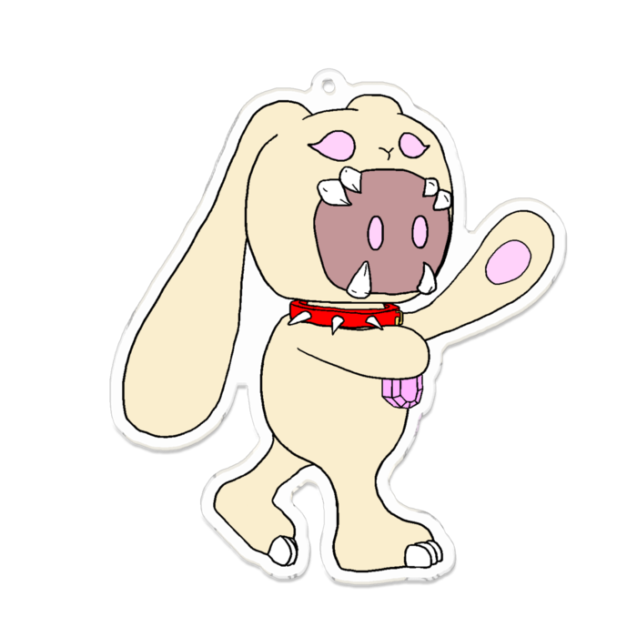 アクリルキーホルダー（コーティング） - 100 x 100 (mm)