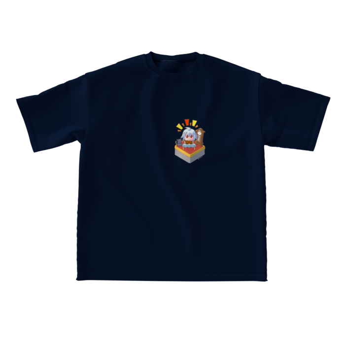 ビッグシルエットTシャツ - L - 両面