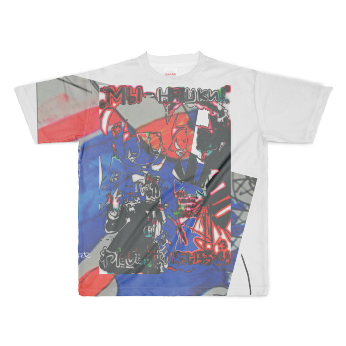 フルグラフィックTシャツ - XL - 正面印刷のみ