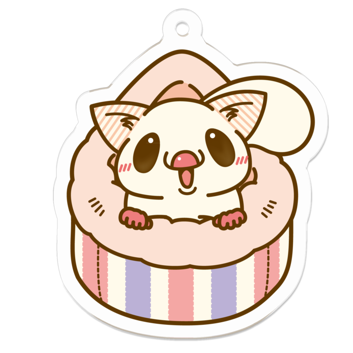 アクリルキーホルダー - 50 x 50 (mm)