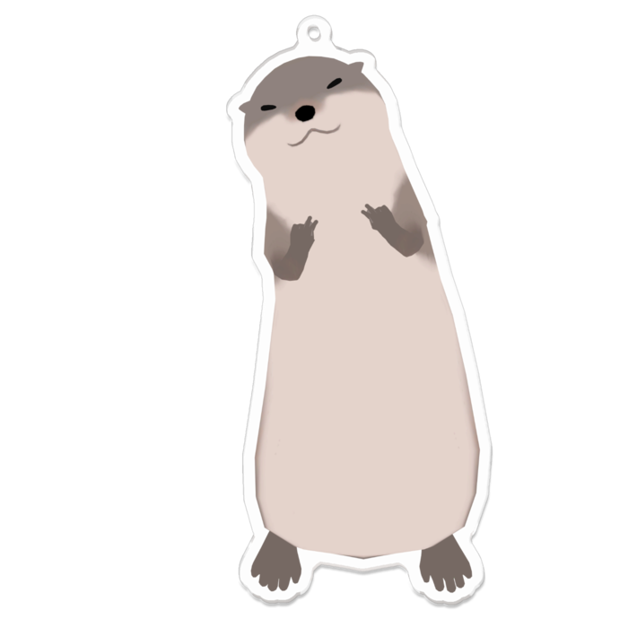 アクリルキーホルダーB - 100 x 100 (mm)