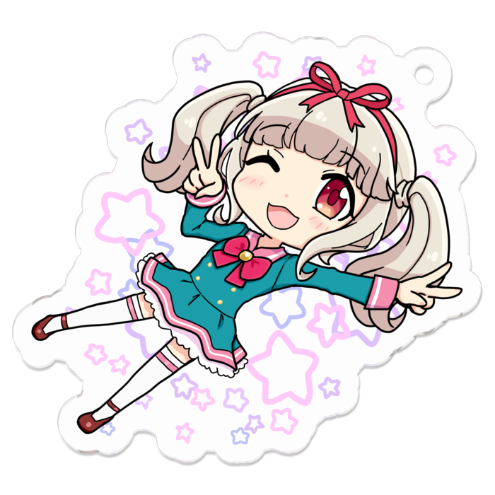 アクリルキーホルダー - 50 x 50 (mm)