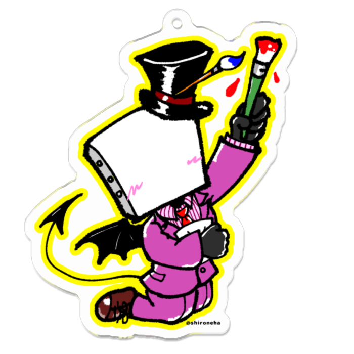 アクリルキーホルダー - 70 x 70 (mm)