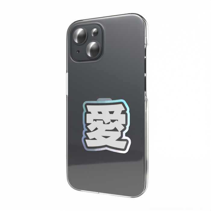 オーロラスマホステッカー - 縦