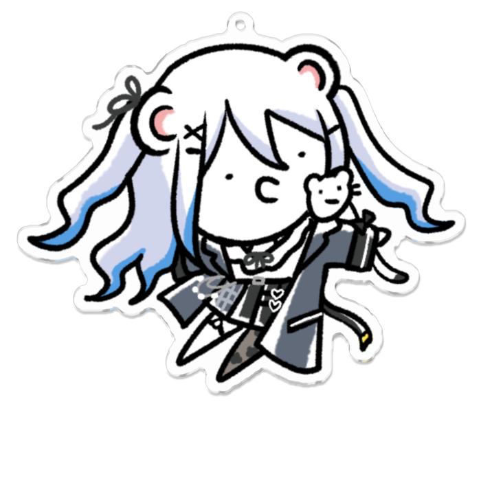 アクリルキーホルダー - 100 x 100 (mm)