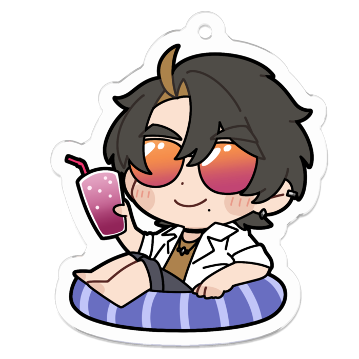 アクリルキーホルダー - 50 x 50 (mm)