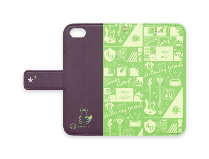 手帳型iPhoneケース - iPhone 8 / 7 - ストラップ穴 あり