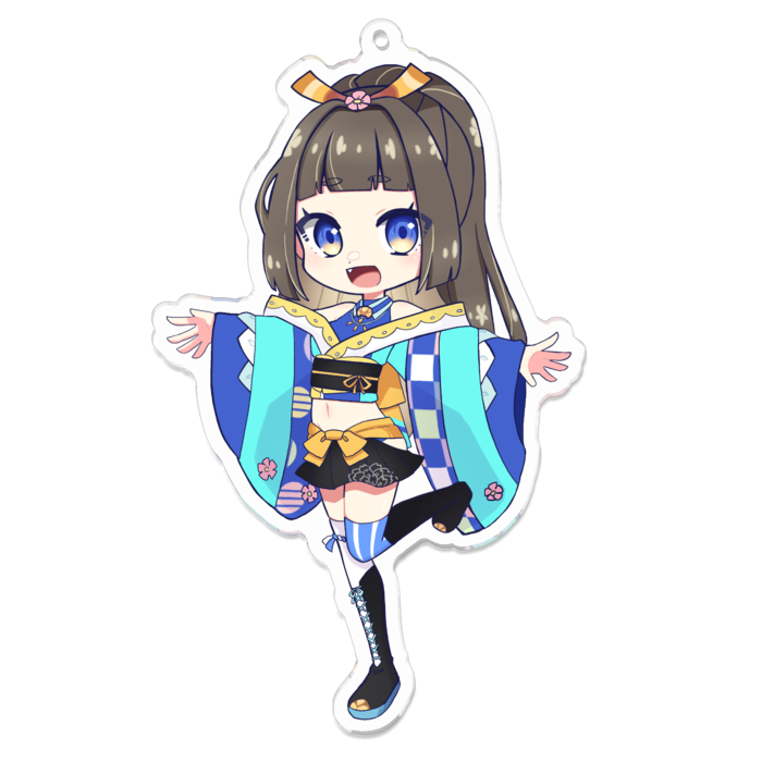 アクリルキーホルダー - 100 x 100 (mm)