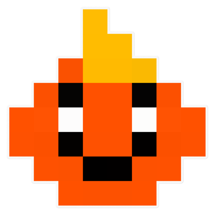 ステッカー (クリア) - 160 x 160 (mm)