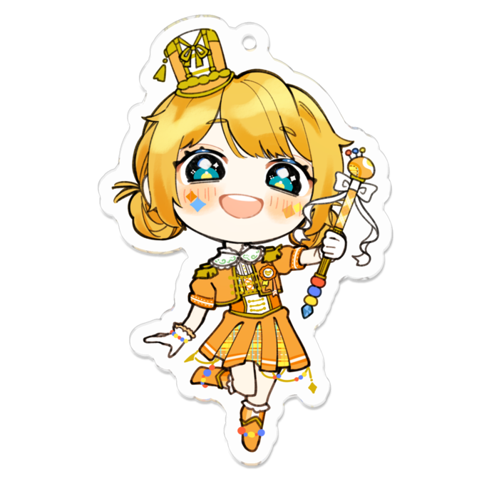 アクリルキーホルダー - 70 x 70 (mm)