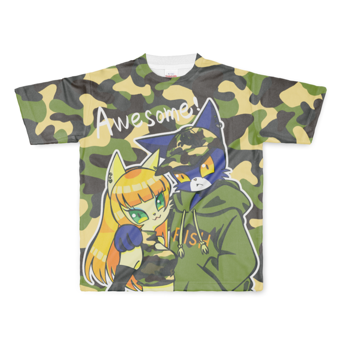フルグラフィックTシャツ - L - 両面印刷