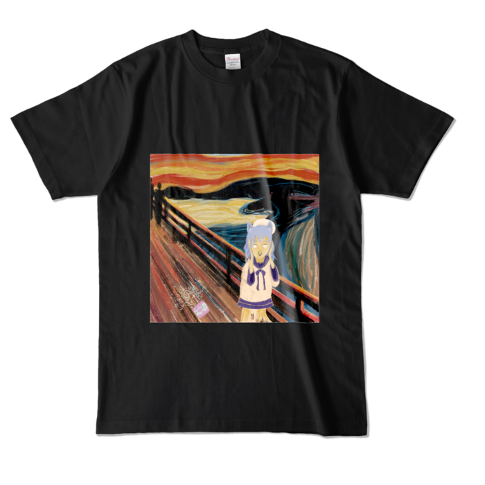 カラーTシャツ - L - ブラック (濃色)