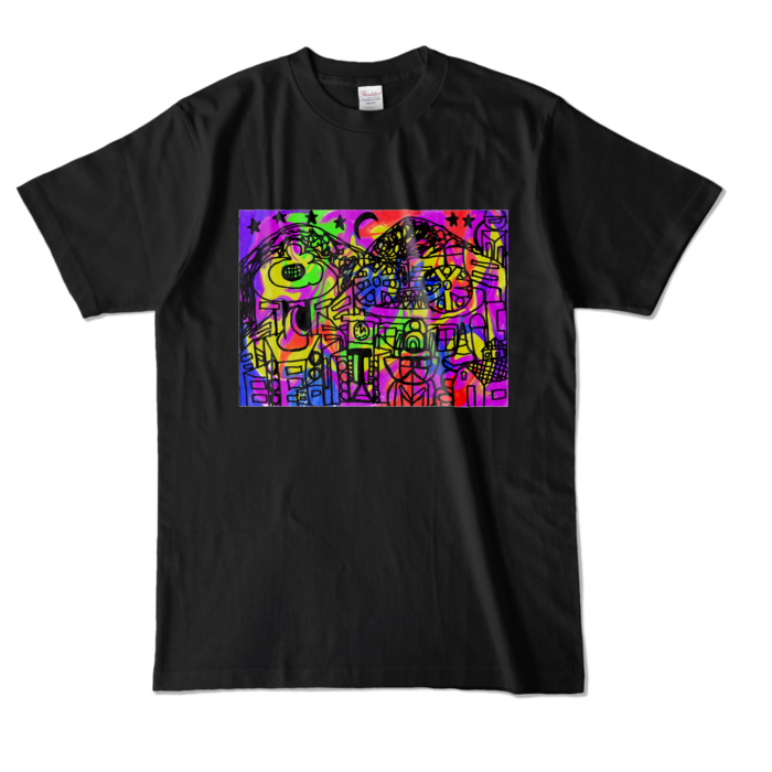 カラーTシャツ - L - ブラック (濃色)