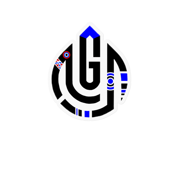 ステッカー - 100 x 100 (mm)