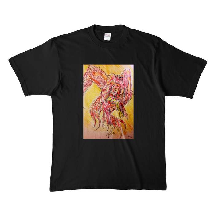 カラーTシャツ(濃色) - XL - ブラック