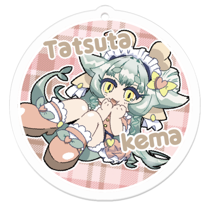 アクリルキーホルダー - 50 x 50 (mm)