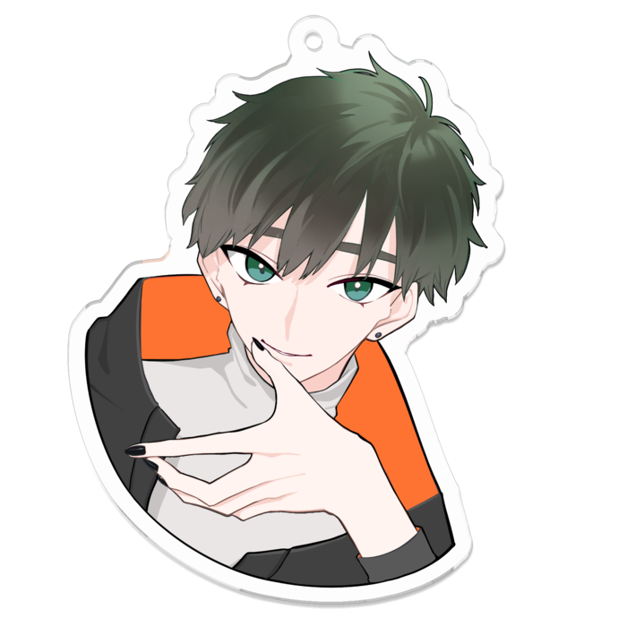 アクリルキーホルダー（コーティング） - 70 × 70 (mm)