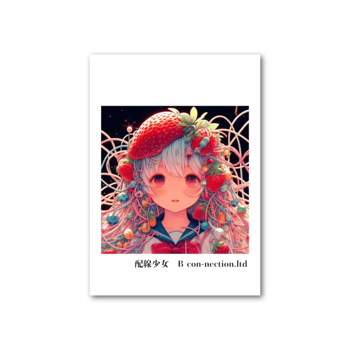 フォト風カード - 縦 - 片面