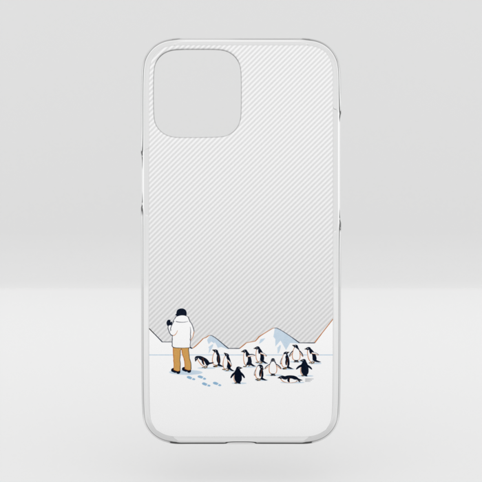 クリアiPhoneケース　灰色　iPhone 15