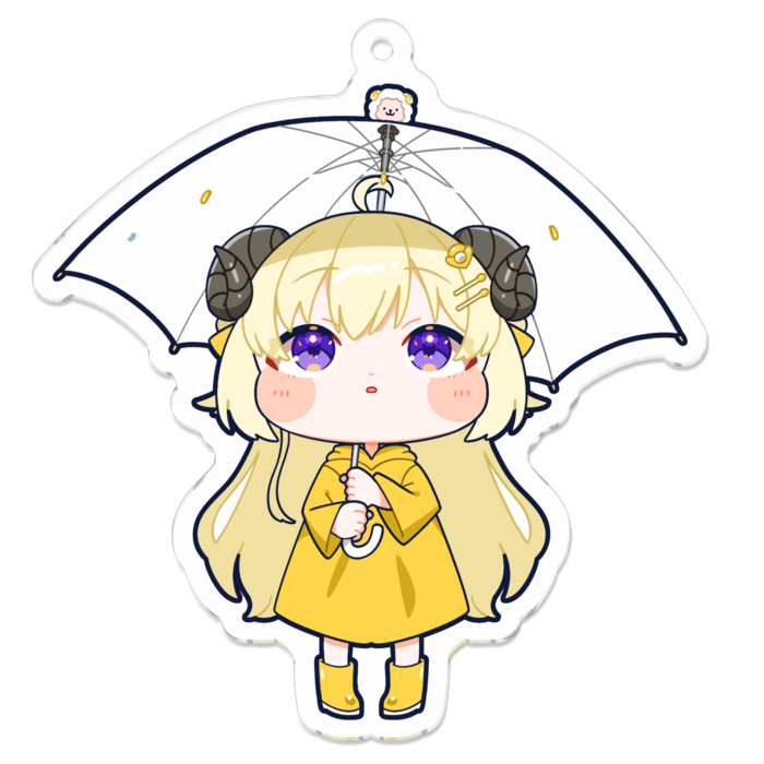 アクリルキーホルダー - 70 x 70 (mm)