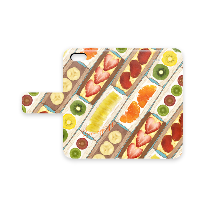 手帳型iPhoneケース - iPhone 5 / 5s / SE - ストラップ穴 なし