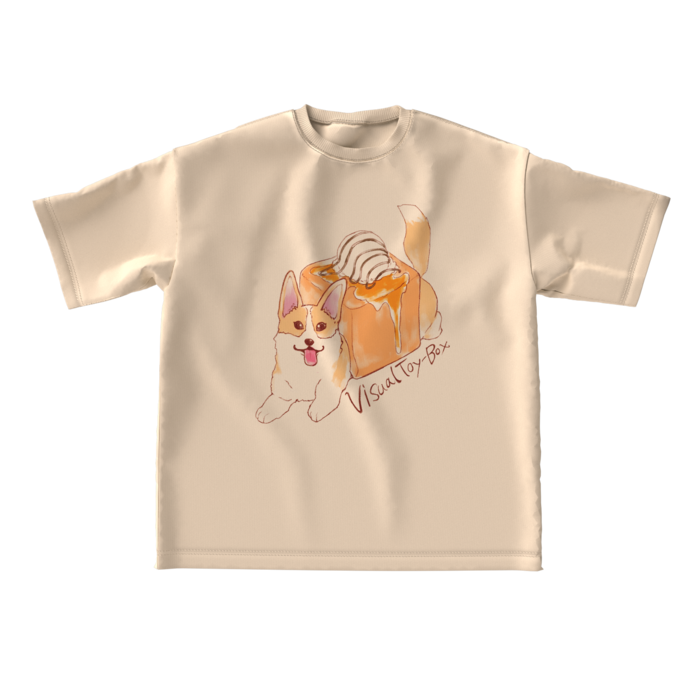 ビッグシルエットTシャツ - L - 両面
