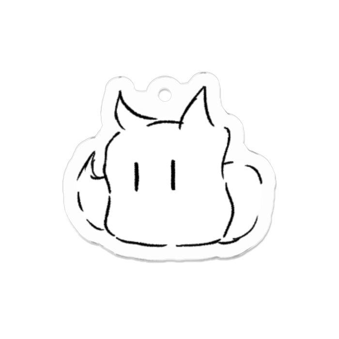 アクリルキーホルダー - 50 x 50 (mm)