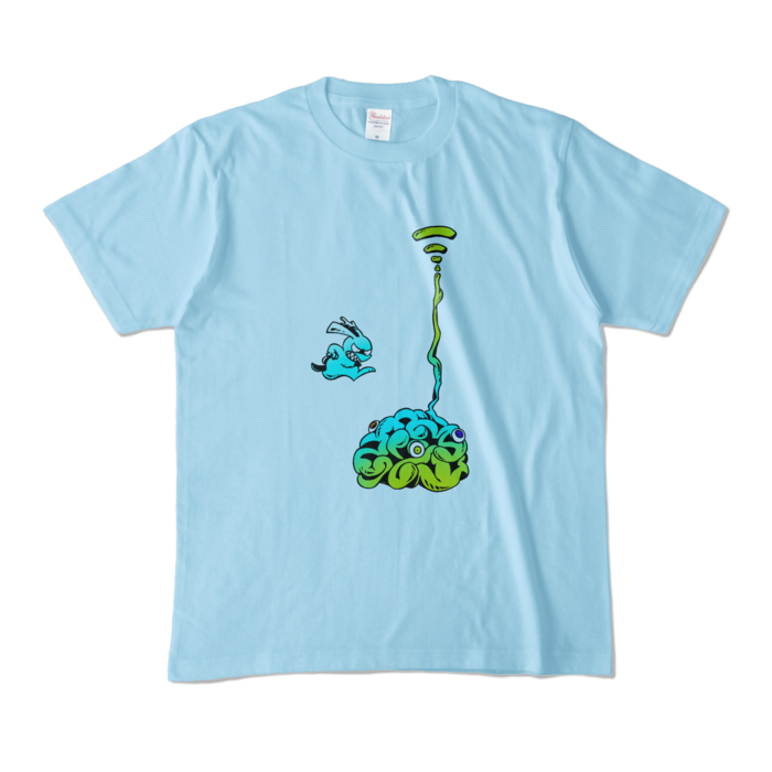 カラーTシャツ - M - ライトブルー (淡色)(2)