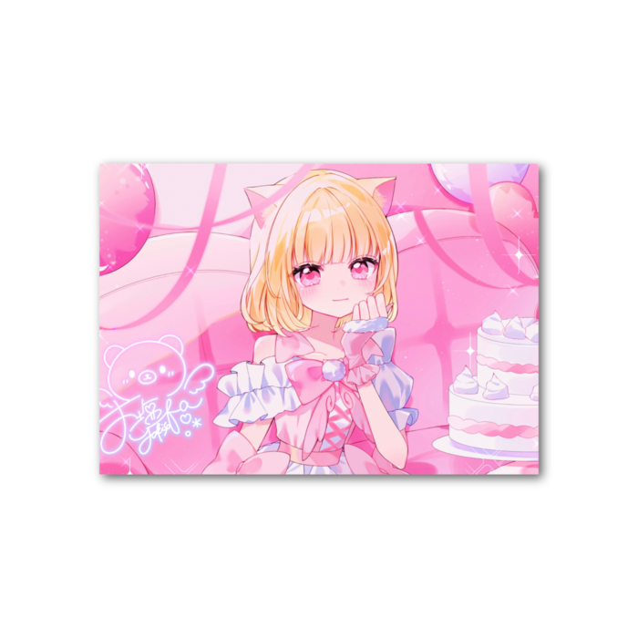 フォト風カード - 横 - 片面