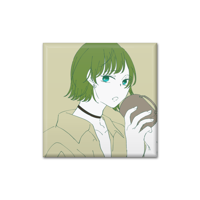 缶バッジ - 四角形40mm