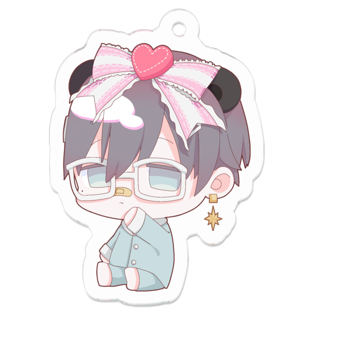 アクリルキーホルダー - 50 x 50 (mm)