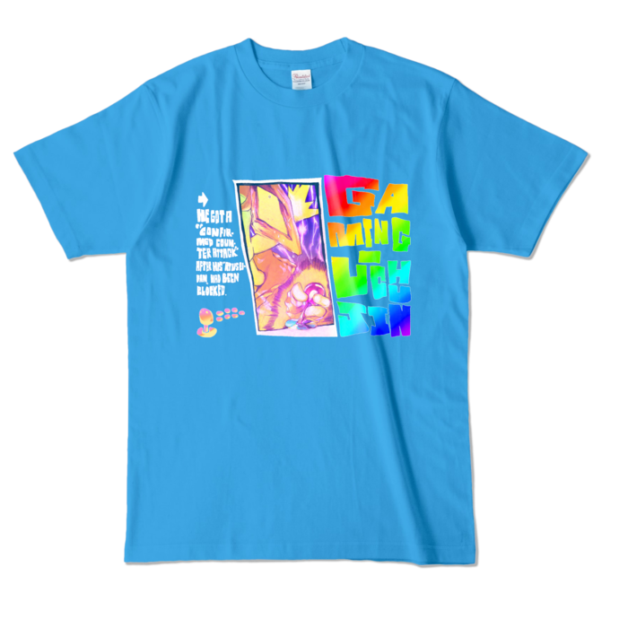 カラーTシャツ - L - ターコイズ (濃色)