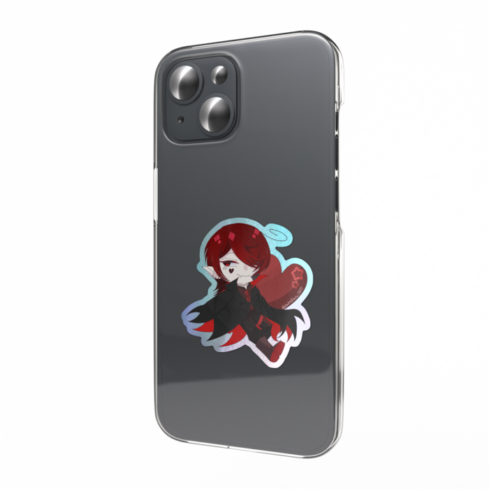 オーロラスマホステッカー - 縦