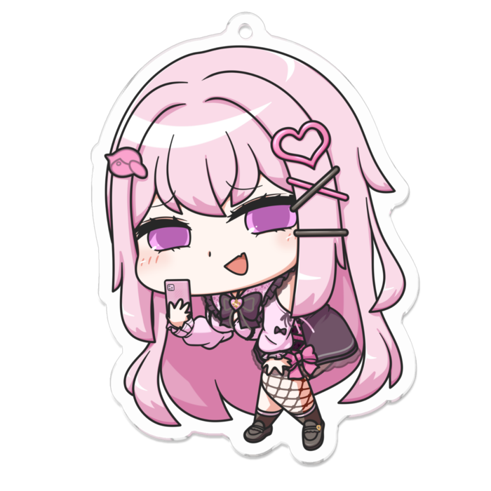 アクリルキーホルダー（コーティング） - 70 x 70 (mm)