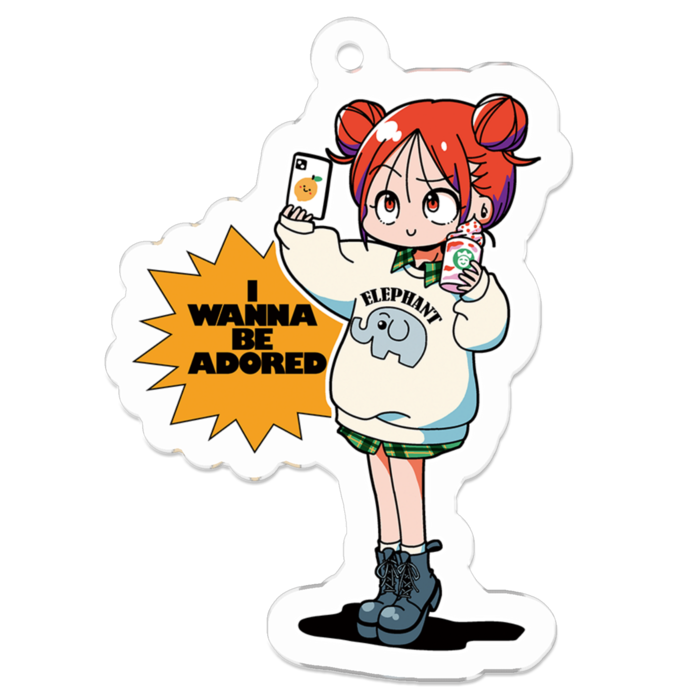 アクリルキーホルダー - 50 x 50 (mm)