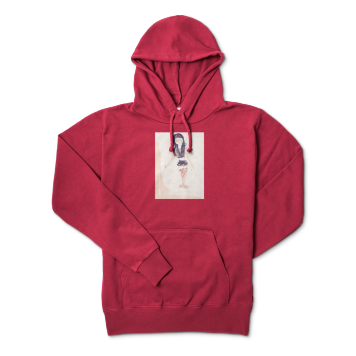 パーカー - M - バーガンディ