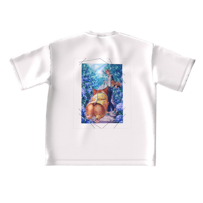 ビッグシルエットTシャツ - L - 背面