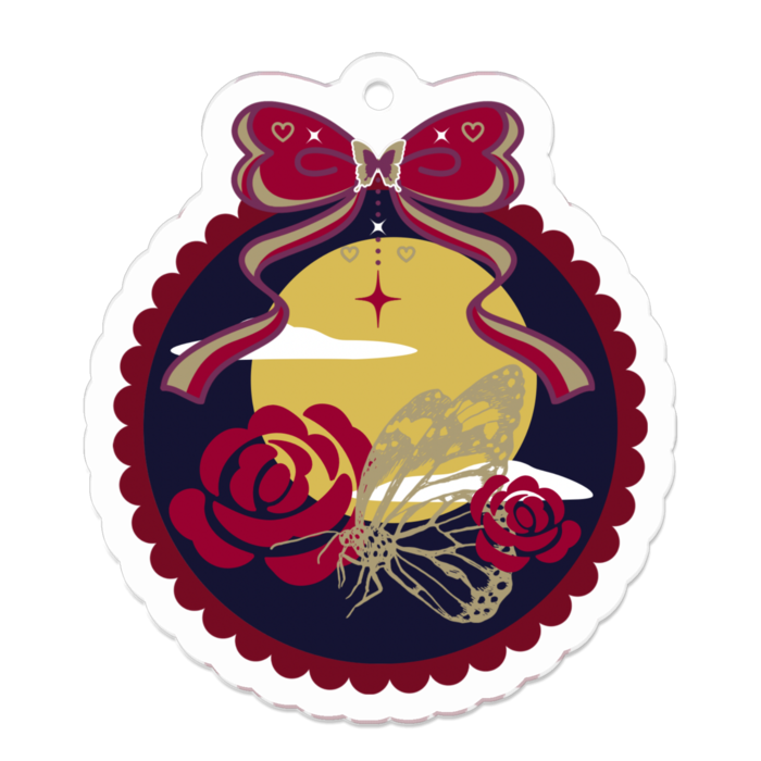 アクリルキーホルダー - 50 x 50 (mm)