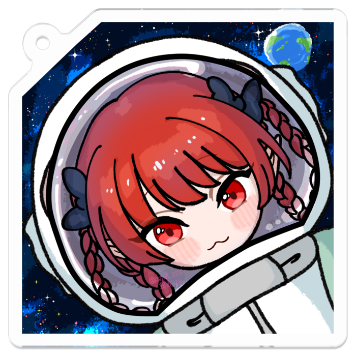 アクリルキーホルダー - 50 x 50 (mm)