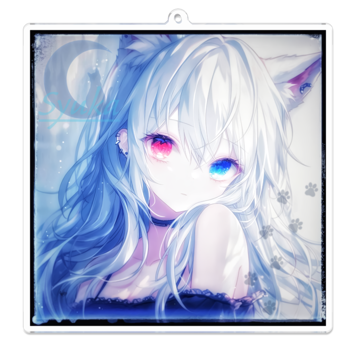 アクリルキーホルダー - 100 x 100 (mm)