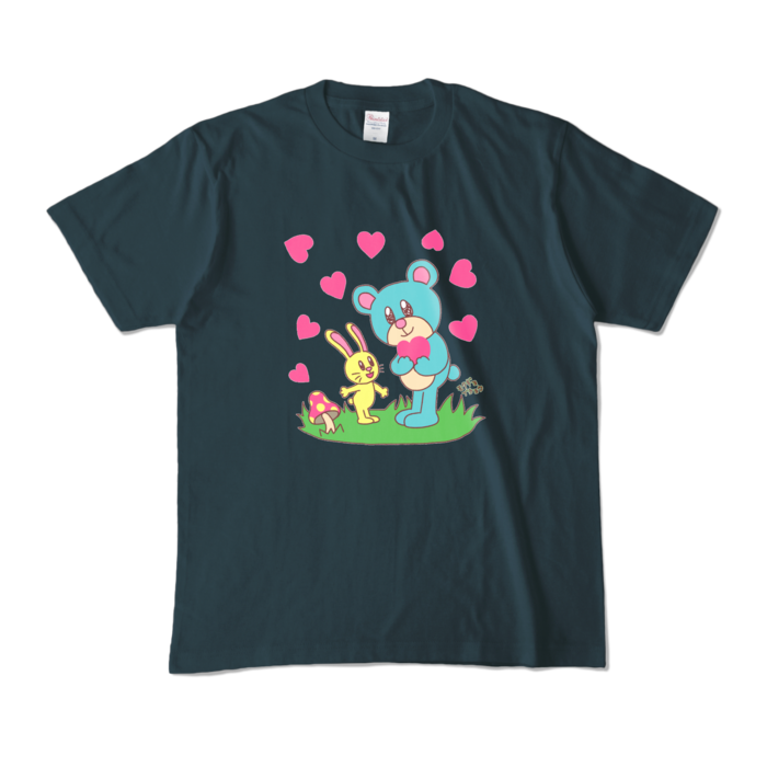 カラーTシャツ - M - デニム (濃色)
