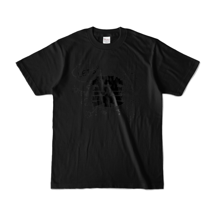 カラーTシャツ - S - ブラック (濃色)