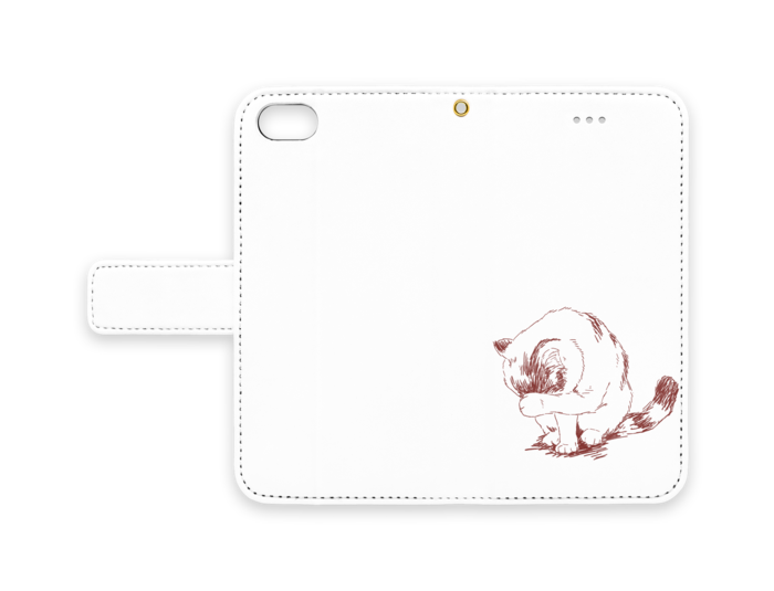 手帳型iPhoneケース - iPhone 8 / 7 - ストラップ穴 あり
