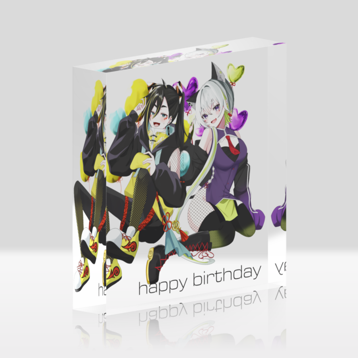 アクリルブロック - 100x100mm(1)