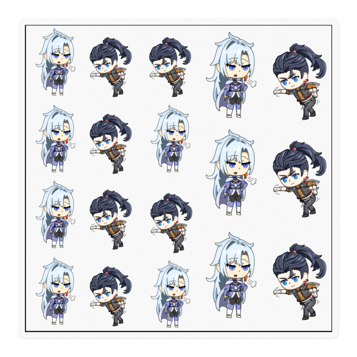 ステッカー - 100 x 100 (mm)