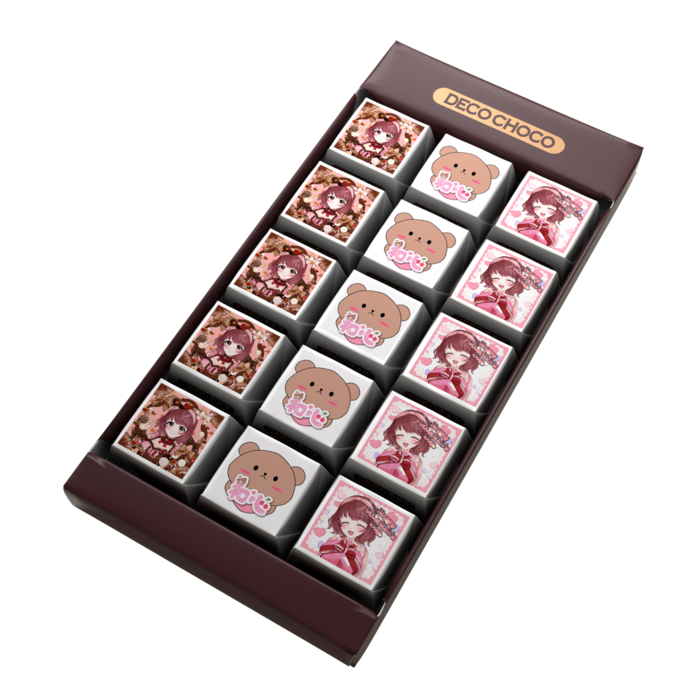 DECOチョコ - 列ごとにデザイン