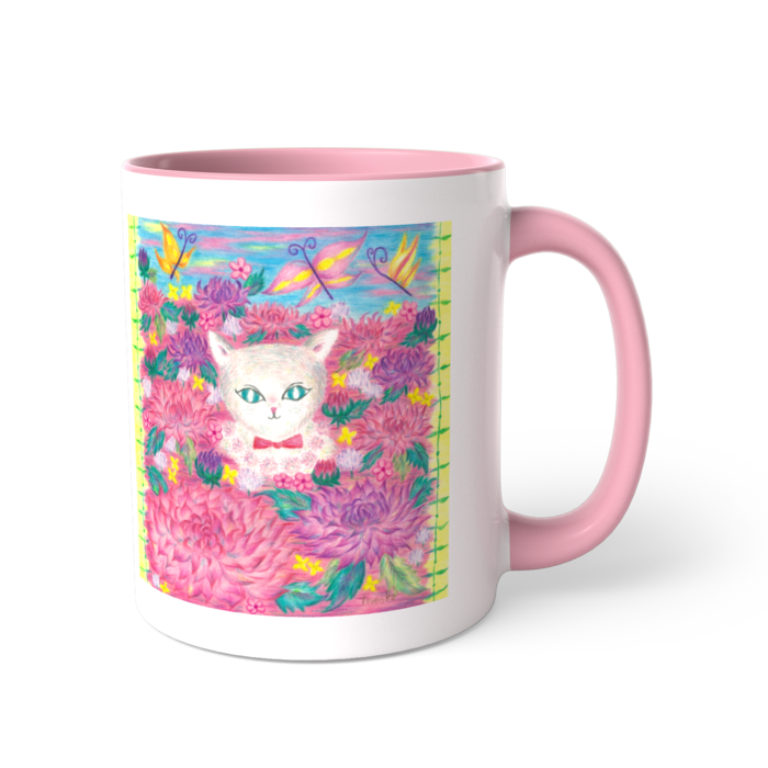 ツートンカラーマグカップ - 直径 8.2cm / 高さ 9.5cm
