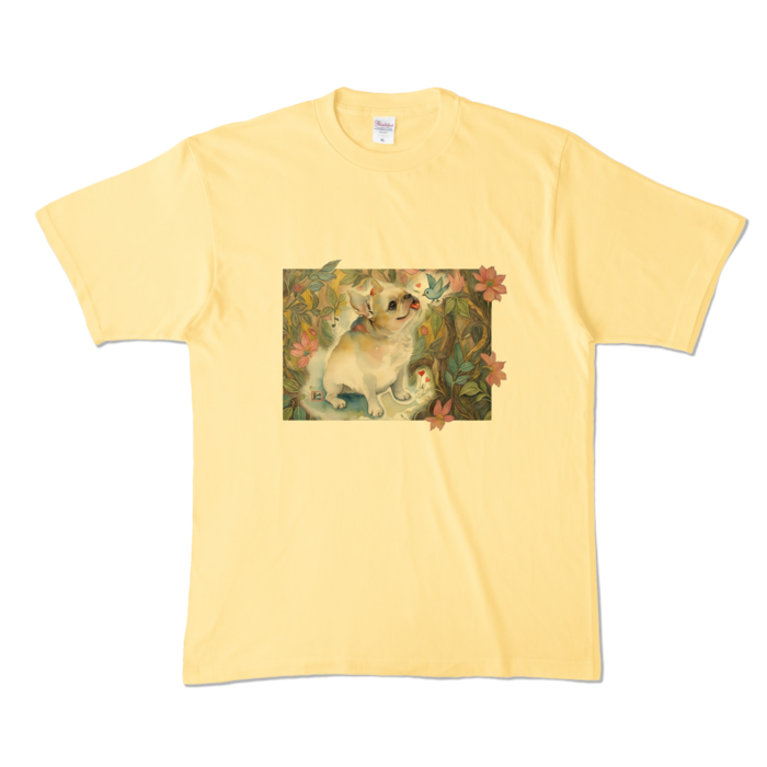 カラーTシャツ - XL - ライトイエロー (淡色)