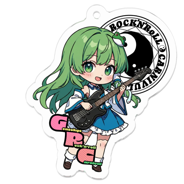 アクリルキーホルダー - 50 x 50 (mm)