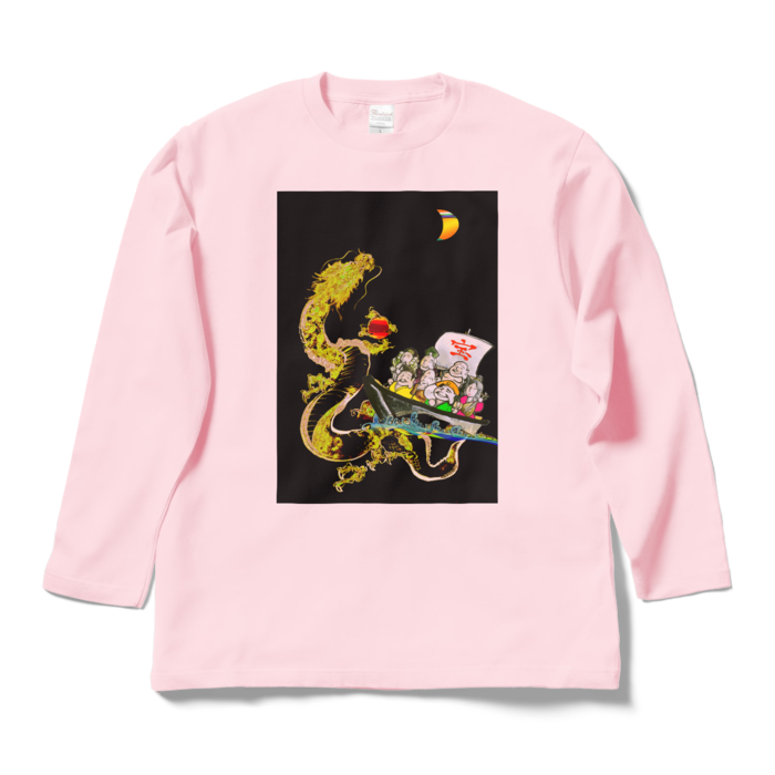 ロングスリーブTシャツ - L - ライトピンク